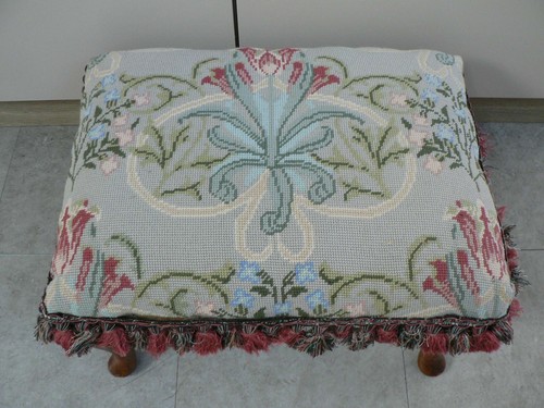 Vintage needlepoint tapestry - vintage,