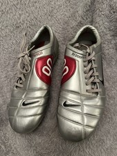 nike t90 total ninety  silver