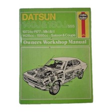 DATSUN 140J & 160J/sss Mk I & II 1973-1977 Vintage Owners Workshop Manual No.235