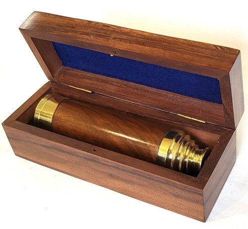 Vintage brass wood nautical