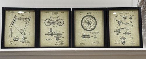 Bicycle parts patent - bicycle, old