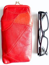 Large Soft Leather Glasses