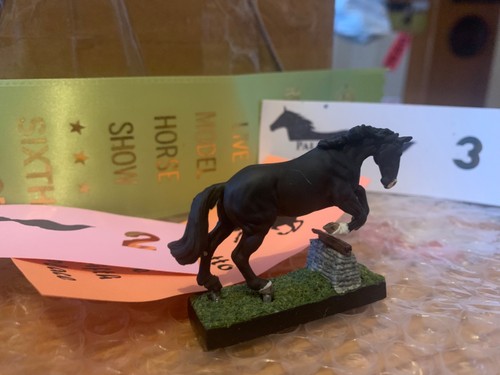 Custom painted resin horse