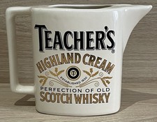 Vintage Seton Pottery Teacher’s Highland Cream Scotch Whisky Water Jug VGC