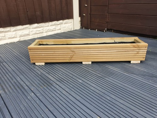 Window boxes wooden treated - window,