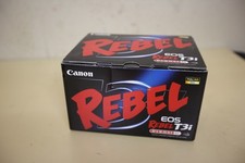 Canon rebel eox T3i camera box with instrutions and cord only