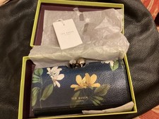 Ted Baker Green Floral Leather