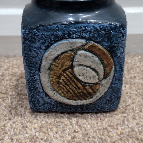 Troika square ceramic jar - ceramic,