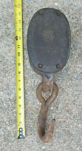 Vintage block tackle - tackle, pulley