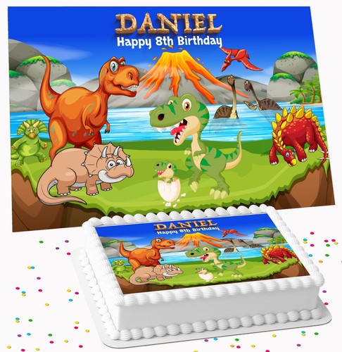 Dinosaur personalised birthday - personalised,