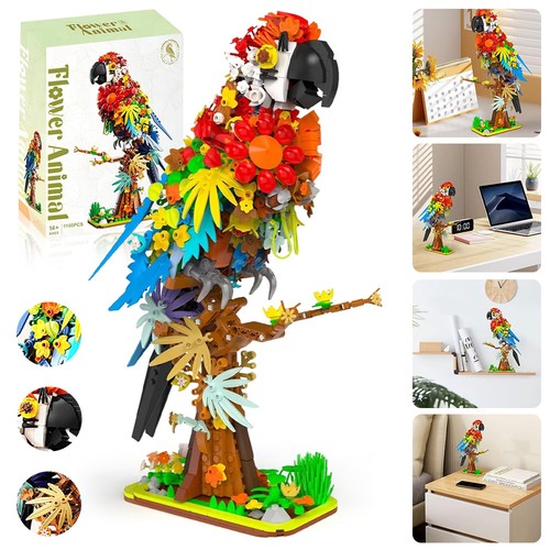 1100 pcs parrot flower - parrot,