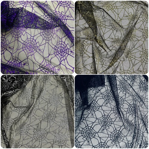 Halloween fabric tulle net - halloween,
