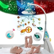 Baby Musical Crib Bed Cot