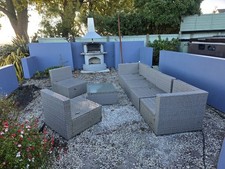 Garden Lounge Set 4 Piece With Table