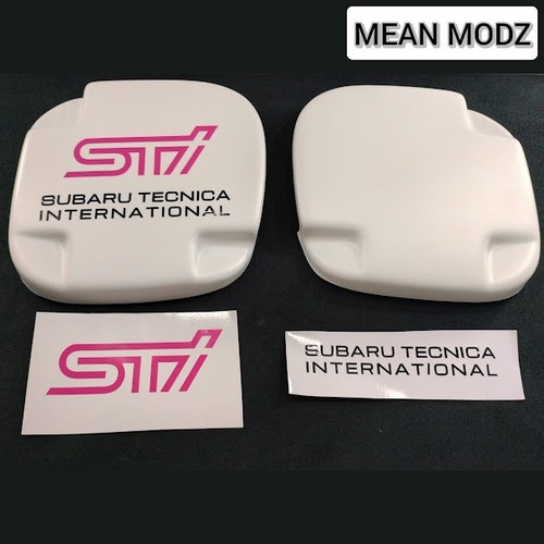 White abs fog light covers - abs,