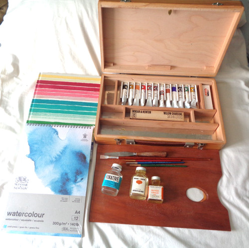 Vintage winsor newton oil - vintage,