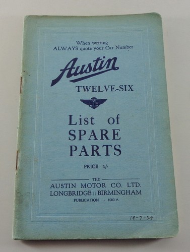 Parts catalog spare - parts,