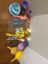 Child’s Pretend Play Kitchen Dishes Utensils  Mixed Brands Step 2 Little Tikes