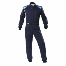OMP First-S FIA Race / Rally Clubman Lightweight Suit Navy Blue OVERALL