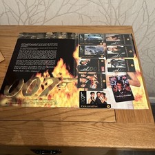JAMES BOND 007 GOLDENEYE PHONE CARDS RARE UNUSED IN SPECIAL GOLDENEYE FOLDER