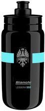 Bianchi Leggera 550ml Water Bottle Black Cycling Hydration Drinks