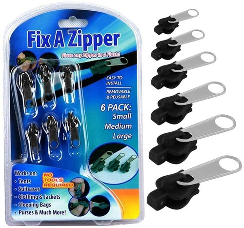 6pcs fix zipper - a, zip