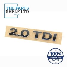 NEW GENUINE VW TIGUAN 16 - 19 TRUNK BOOT LID 2.0 TDI BADGE EMBLEM 5TA8536752ZZ