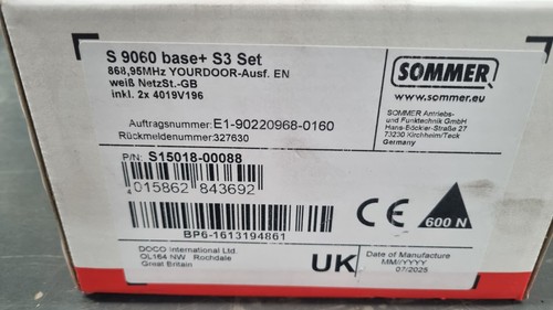 Sommer s9060 base garage - sommer, s3