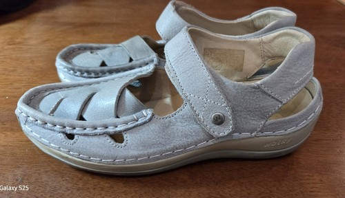 Wolky venture gray leather - gray,