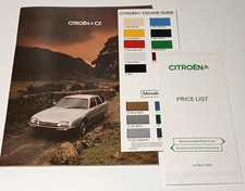 CITROEN CX Car Range UK Sales