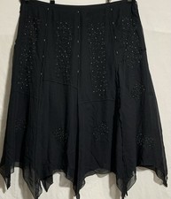 Chesca  100 Silk Black Chiffon