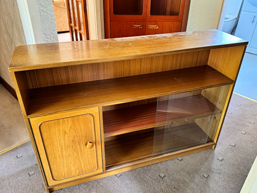 Vintage 1970s teak tv - hi-fi,