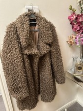 Zara ladies coat brown size L