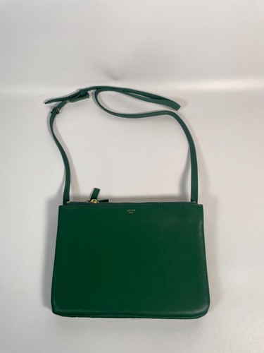 Celine trio green - trio, leather