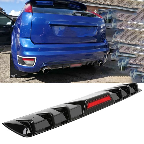 Gloss black rear - black, diffuser