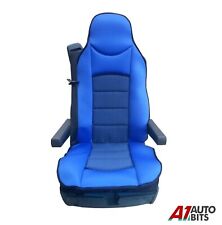 Blue Premium Comfort Padded Seat Cover For Scania R 2009 Truck 2009-2017