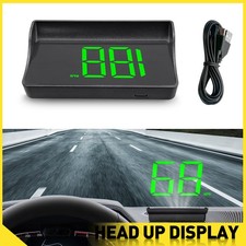 Digital HUD Speedometer MPH Car Head Up Display GPS Speed Meter windscreen Front