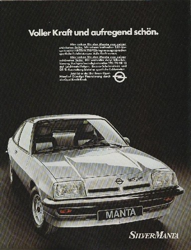 Opel manta - manta, b