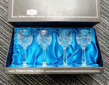 4 x Thomas Webb Crystal