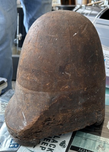 Vintage wooden millinery hat - wooden,