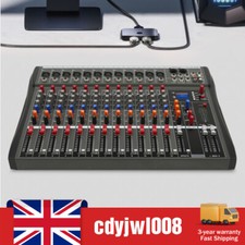 7/8/12Channel Professional Audio Mixer Sound Board Console Desk System Interface