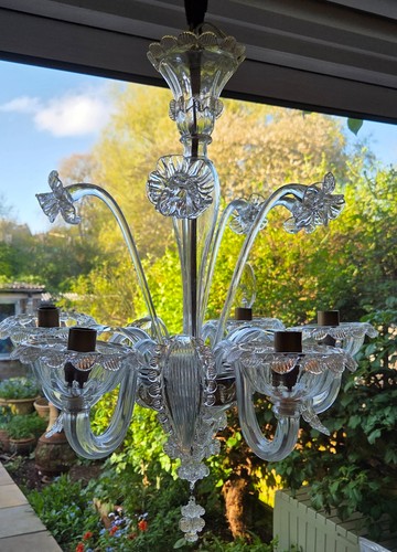 Murano chandelier daffodil - murano,