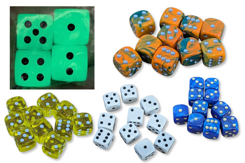 Dice set - d6, colours)