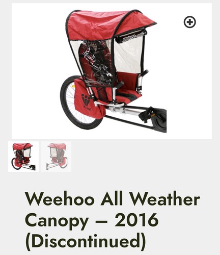 Weehoo kids bike trailer - bike,
