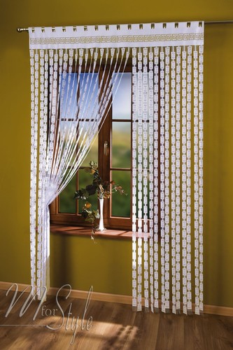 String curtain white greek - string,