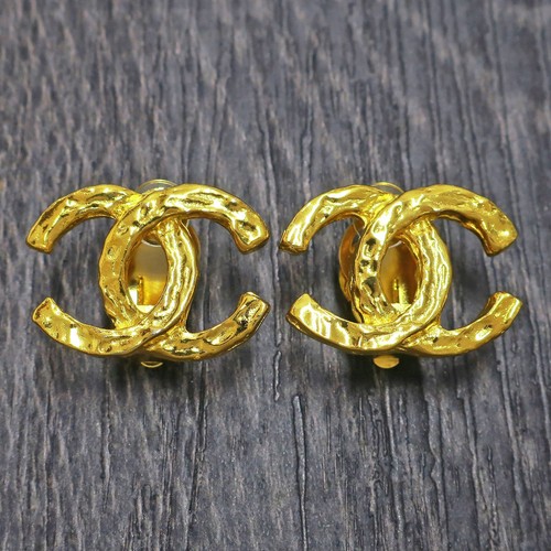 Chanel gold plated logos - chanel,