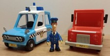Postman Pat ER PLC Post Van Pc Selby Car And Pat Figure Bundle 2" 2008 