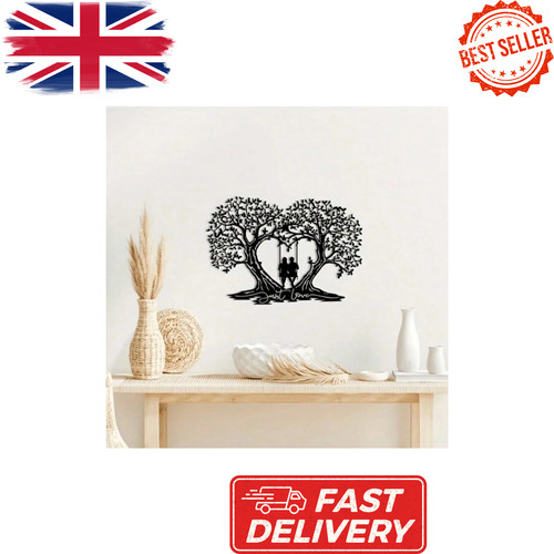 Love tree metal wall - tree, decor