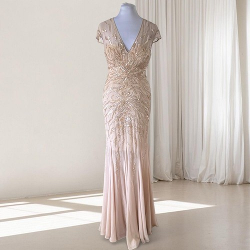 Nwt terani couture beige - nwt,