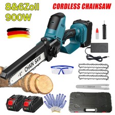 For 18V Makita Cordless Chainsaw 6+8inch Pruner Chainsaw Hand Chainsaw with Oil System